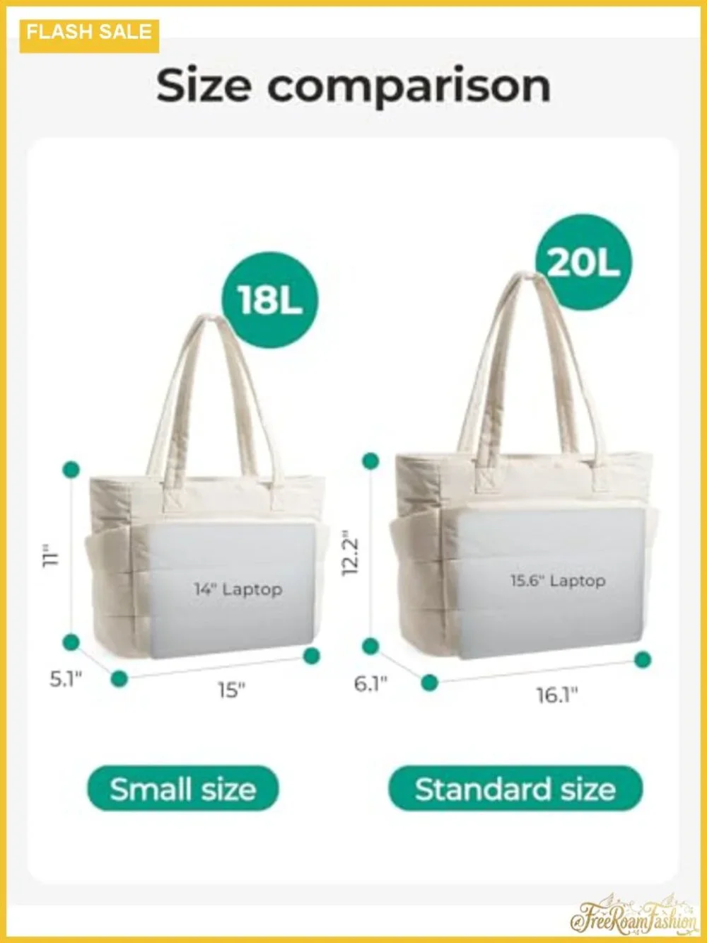 Lightweight Puffer Tote Bag for Women Work Laptop Shoulder Handbag Taslan